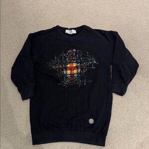 Versace Black girl dress long sleeve winter young Versace